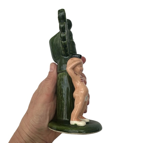 Vintage Native American Indian Totem Candle Holder - Picture 4 of 6